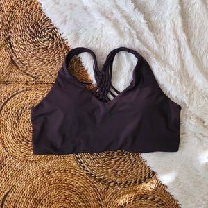 aerie macrame racerback real me sports bra
